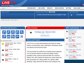 'livetvs.eu' screenshot