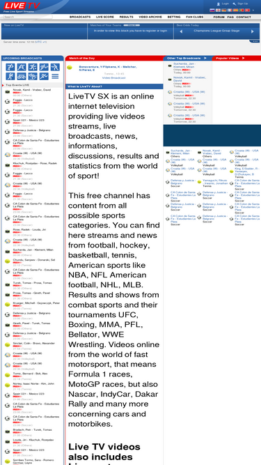 Live tv best sale ru f1