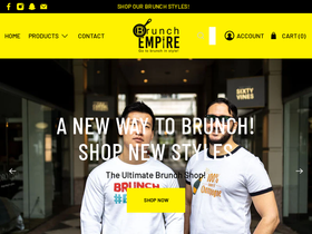 brunchempire.com homepage screenshot