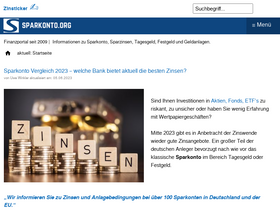 'sparkonto.org' screenshot