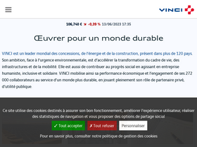 'vinci.com' screenshot