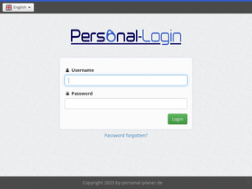 'personal-login.de' screenshot