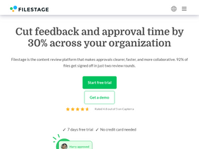 'filestage.io' screenshot