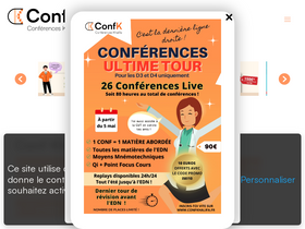 'confkhalifa.com' screenshot