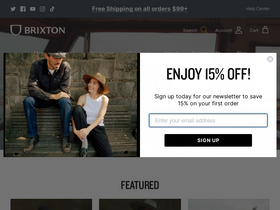 Brixton Australia website screenshot