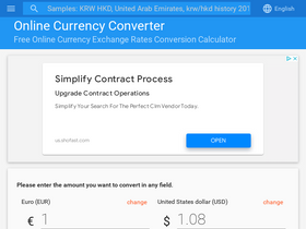 'freecurrencyrates.com' screenshot