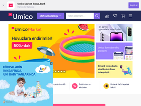 'umico.az' screenshot