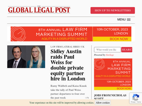'globallegalpost.com' screenshot