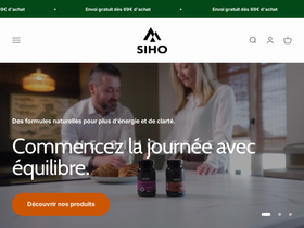 Siho website screenshot