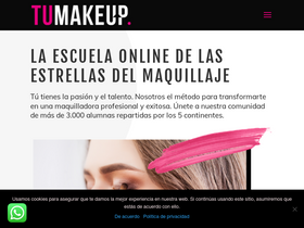 'tumakeup.tv' screenshot
