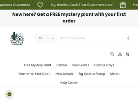 cactuswarehouse.com homepage screenshot