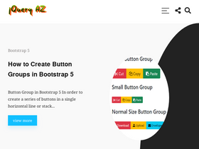 'jquery-az.com' screenshot