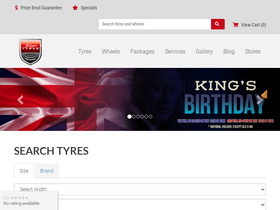 'tempetyres.com.au' screenshot