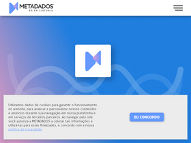 'pesquisa.metadados.com.br' screenshot