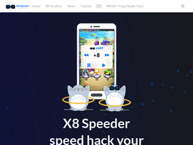 'x8speeder.com' screenshot