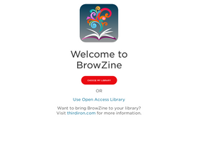 'browzine.com' screenshot