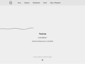 'pavlovia.org' screenshot