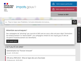 'impots.gouv.fr' screenshot