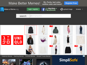 'makeameme.org' screenshot