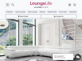 'loungelife.com.au' screenshot