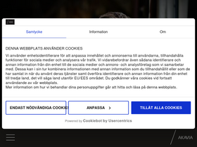 'akavia.se' screenshot