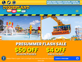 'diggerlandusa.com' screenshot
