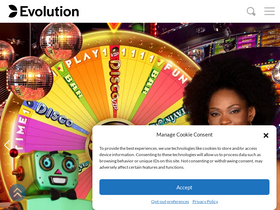 'evolution.com' screenshot