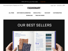 'fashionary.org' screenshot