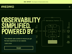 'mezmo.com' screenshot