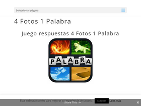 'juego4fotos1palabra.com' screenshot
