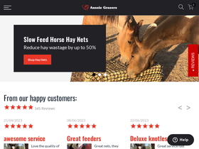 aussiegrazers.com.au homepage screenshot