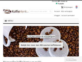 'koffiehenk.nl' screenshot