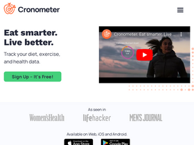 'cronometer.com' screenshot