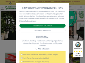 'gartenversandhaus.de' screenshot