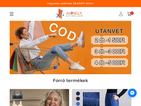 Airiely website screenshot