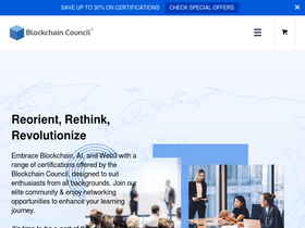 'blockchain-council.org' screenshot
