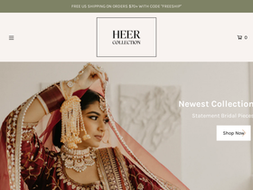 heercollectionca.com homepage screenshot