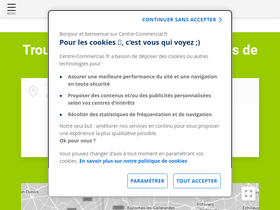 'centre-commercial.fr' screenshot