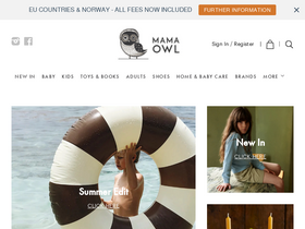 'mamaowl.net' screenshot