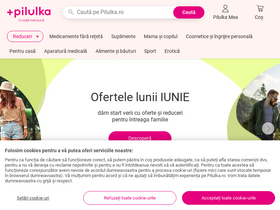 'pilulka.ro' screenshot