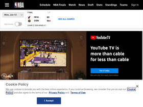 'nba.com' screenshot