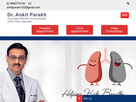 'ankitparakh.com' screenshot