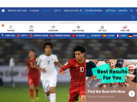 'thethao247.vn' screenshot