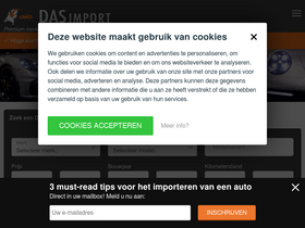 'dasimport.nl' screenshot