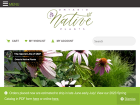 'onplants.ca' screenshot