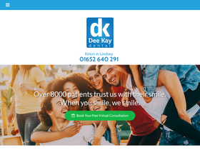 'deekaydental.com' screenshot