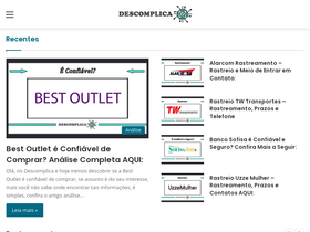 'descomplica.org' screenshot