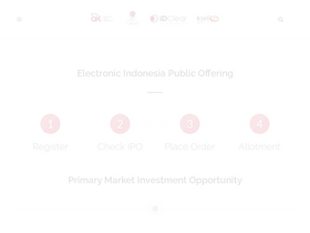 'e-ipo.co.id' screenshot