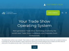 'mapyourshow.com' screenshot