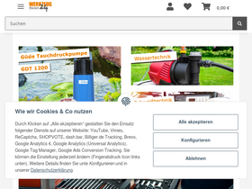 'werkzeugdiscount24.de' screenshot